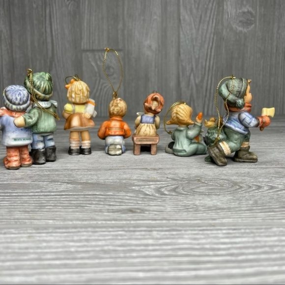 Vintage 1997 goebel Hummel lot of 6 Christmas ornaments children collectible - Picture 2 of 10